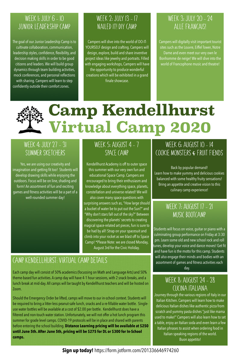 Kendellhurst Academy Grade School Summer Academy